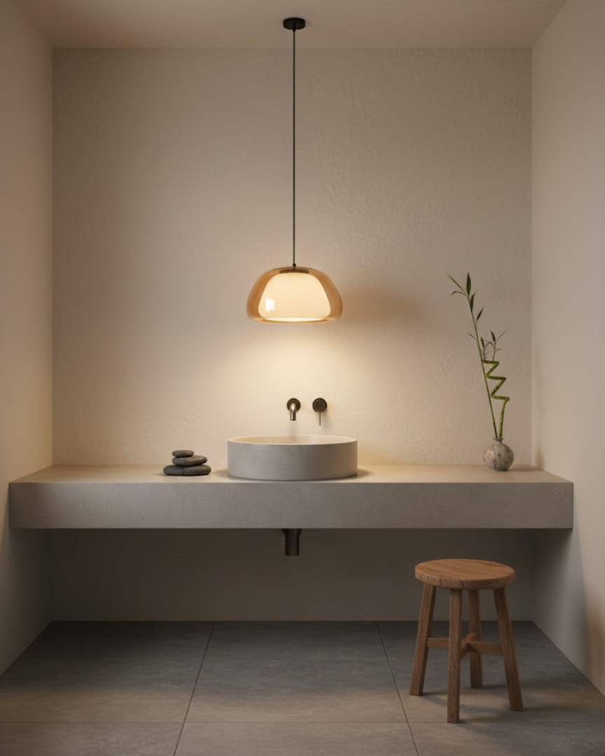 Plafonnier Élégant | Style Japandi pour Intérieurs