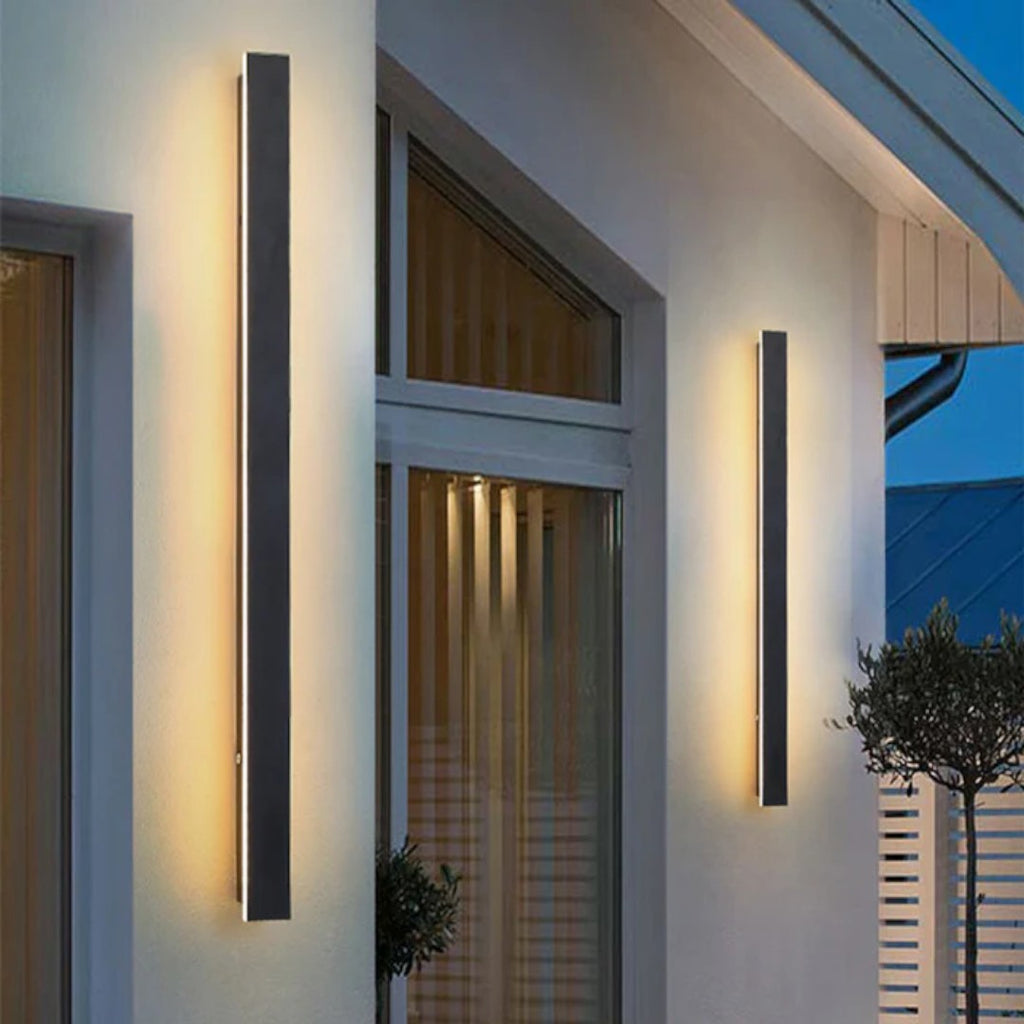 Contemporary Wall Light with Motion Detector