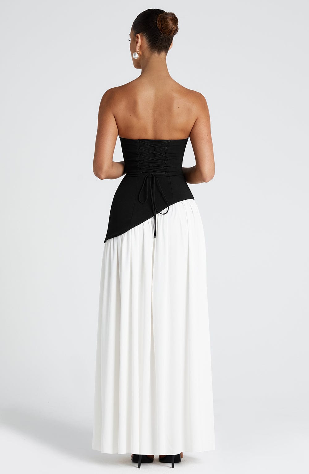 Robe Longue Élegante Sans Manches pour Femmes Ajustée Fendue Formelle Soirée Mariage Invité Sophistiquée – Mya
