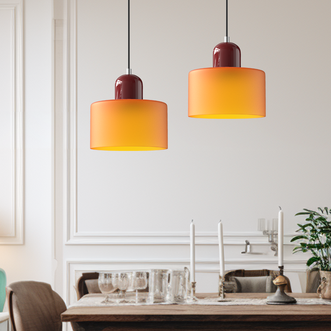 Lampe Suspendue Bauhaus en Verre | Esthétique d'Intérieur