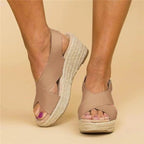 Sandales Orthopédiques Femme avec Semelle Rembourrée et Semelle Contour Wedge Respirantes – Neve