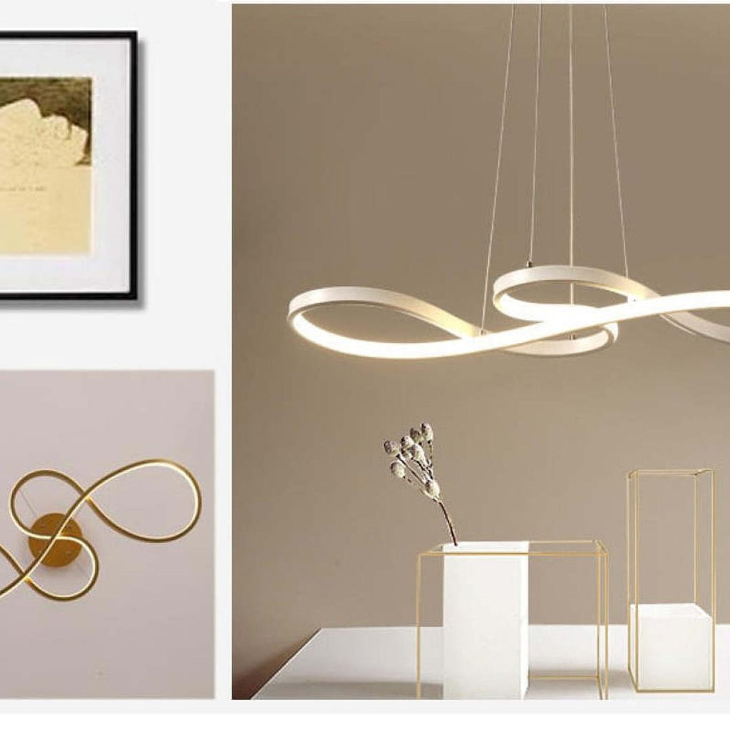 Suspended LED Lamp with Musical Notes | Contemporary Design