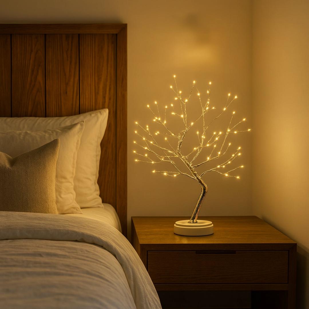 Lampe de Table Arbre à Branches Réglables | LED