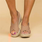 Sandales Orthopédiques Femme avec Semelle Rembourrée et Semelle Contour Wedge Respirantes – Neve