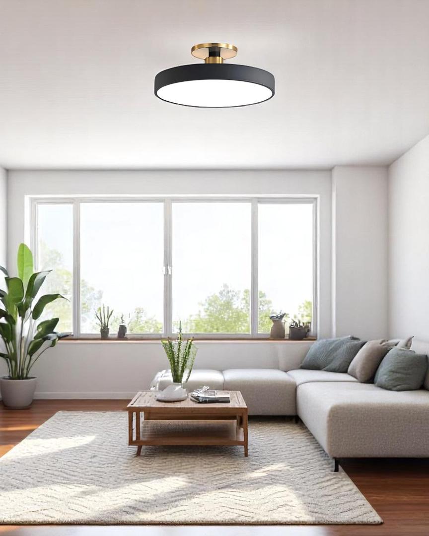 Plafonnier Semi-Encastré au Design Moderne