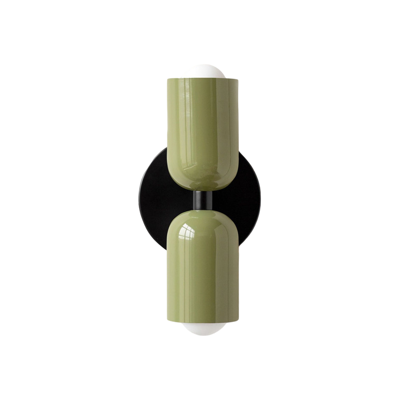 Nordelya – Doppelkopf-Wandlampe aus Eisen im modernen nordischen Stil