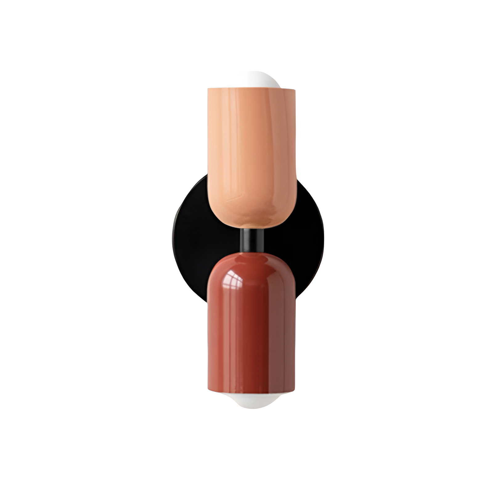 Nordelya – Doppelkopf-Wandlampe aus Eisen im modernen nordischen Stil