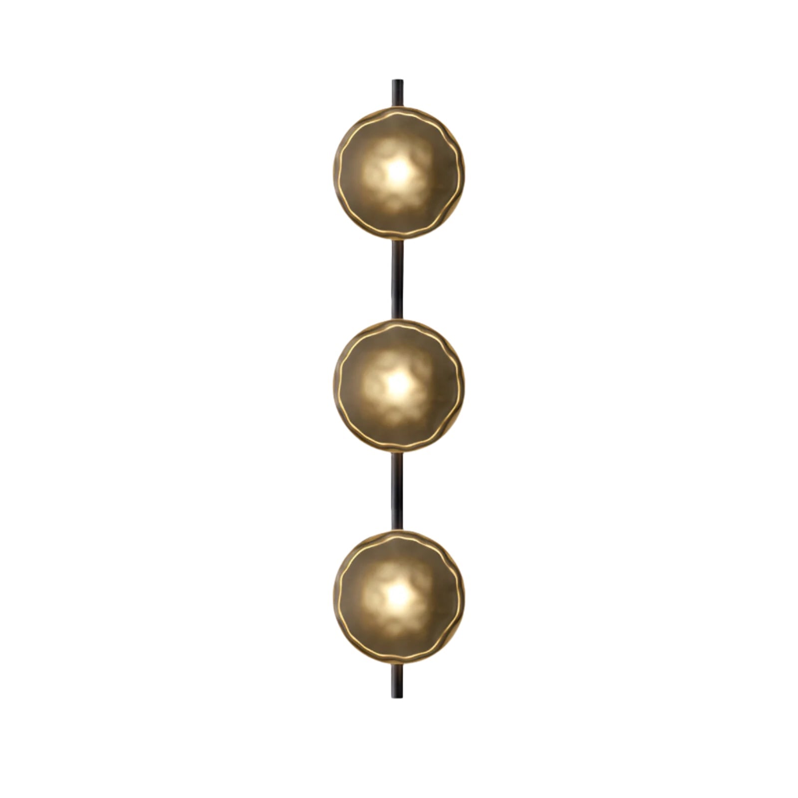 CetoLume – Runde Glas-Wandleuchte im nordischen Design, skulptiert
