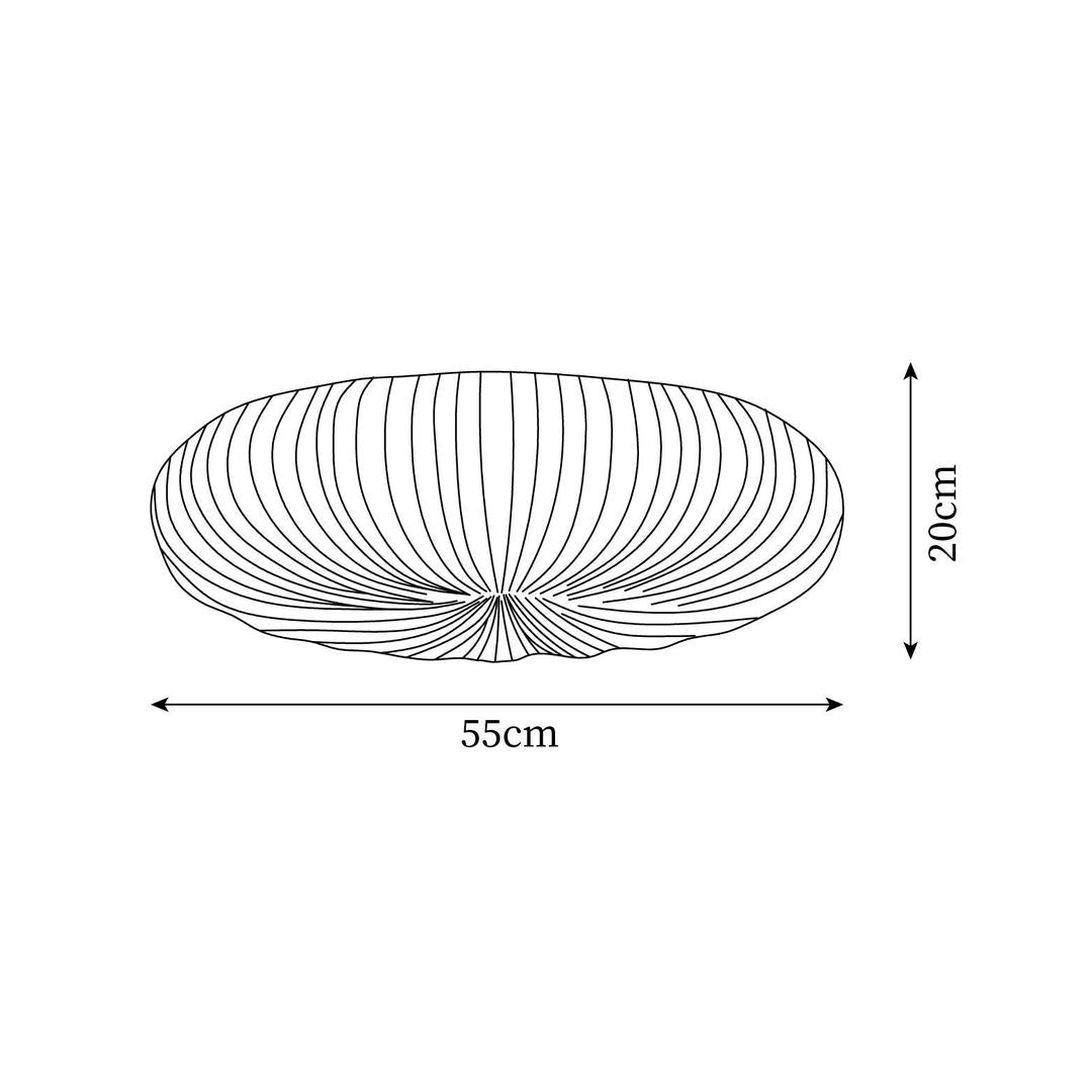 Plafonnier au Design Artistique avec Télécommande