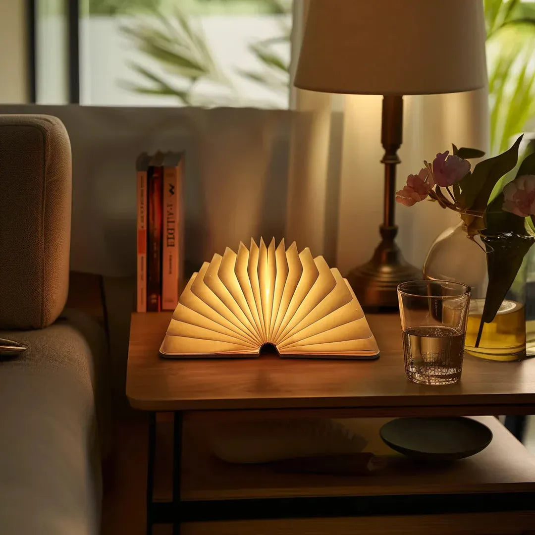 Lampe LED en Design de Livre