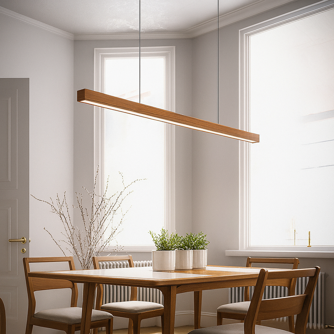 Suspension en Bois pour Cuisine | Style Moderne