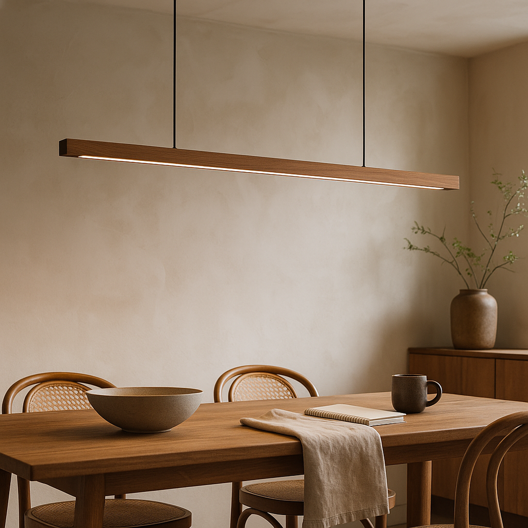 Suspension en Bois pour Cuisine | Style Moderne