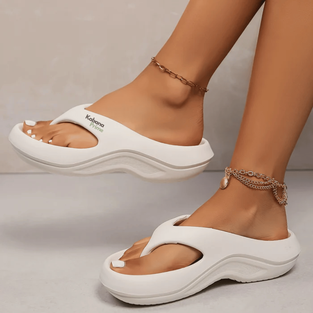 Tongs Anatomiques Ortho pour Femmes avec Support Ergonomique de Voûte Plantaire, Réduction des Chocs, Légères