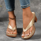 Orthopedische pantoffels met hak voor dames, open voorkant, enkelband, demping en ondersteuning, casual en elegant – Marilyn