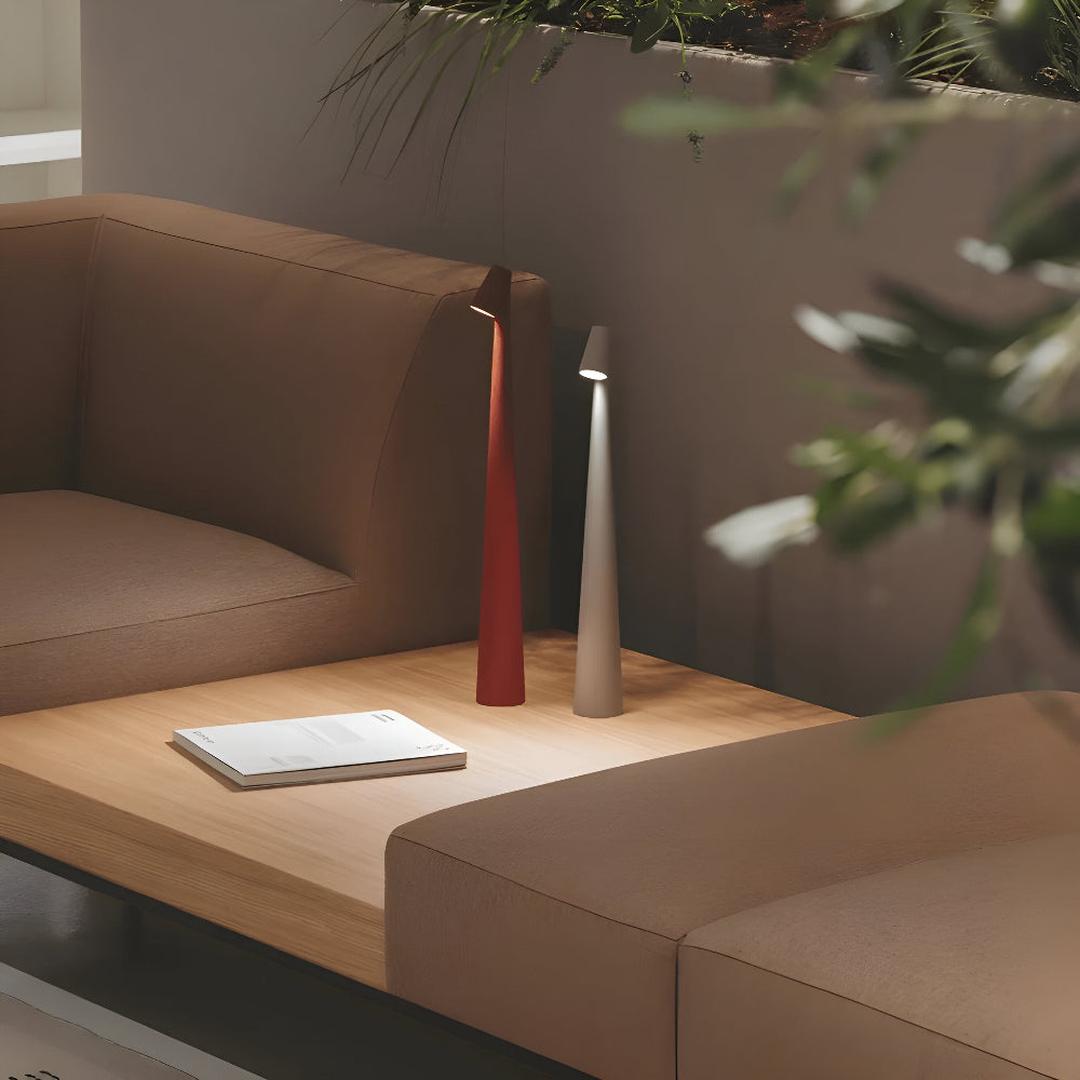 Lampe de Table LED Sans Fil Moderne | Intensité Réglable
