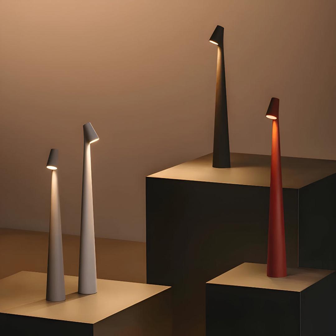 Lampe de Table LED Sans Fil Moderne | Intensité Réglable