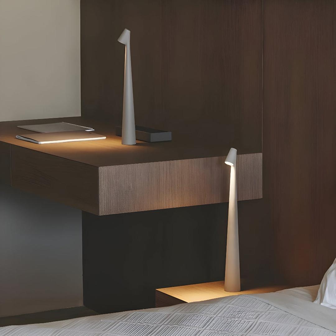 Lampe de Table LED Sans Fil Moderne | Intensité Réglable