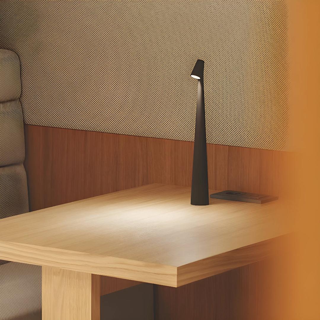 Lampe de Table LED Sans Fil Moderne | Intensité Réglable