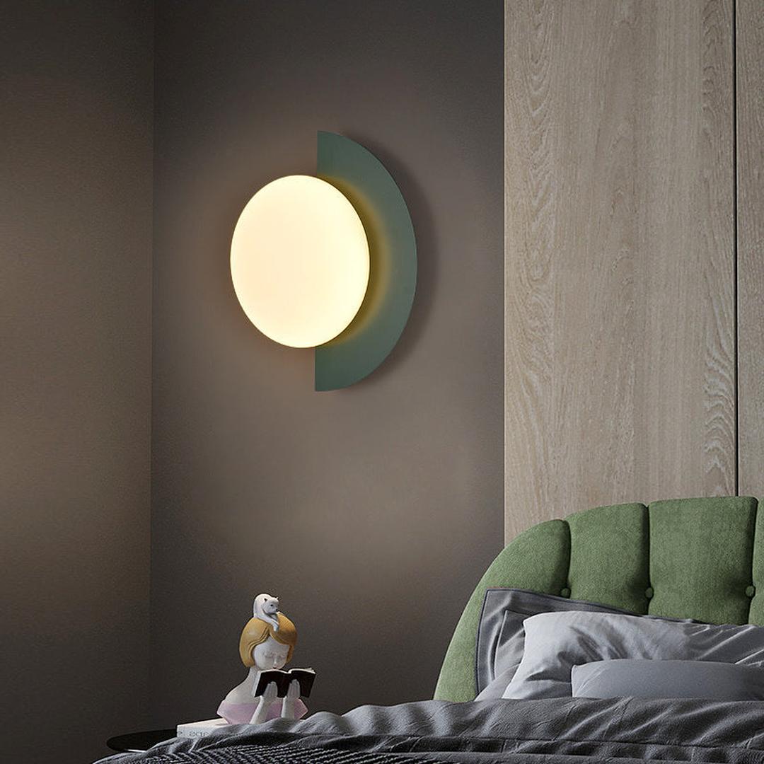 Applique Murale Semi-Circulaire Nordique | Éclairage LED