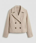 Veste Courte Femme à Double Boutonnage Avec Col à Revers - Heidi