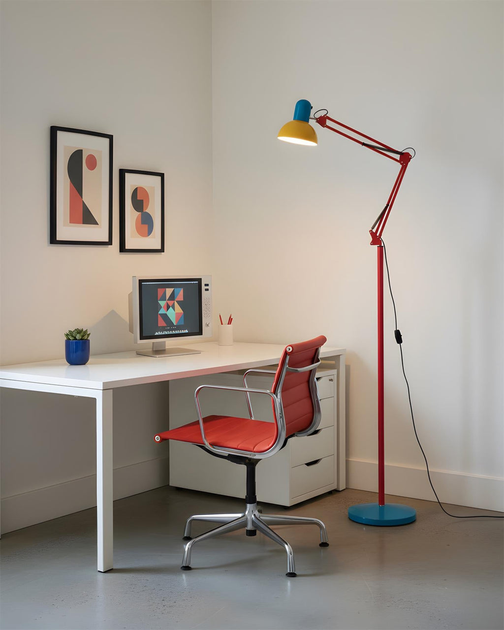 Lampe de Sol Flexo Memphis