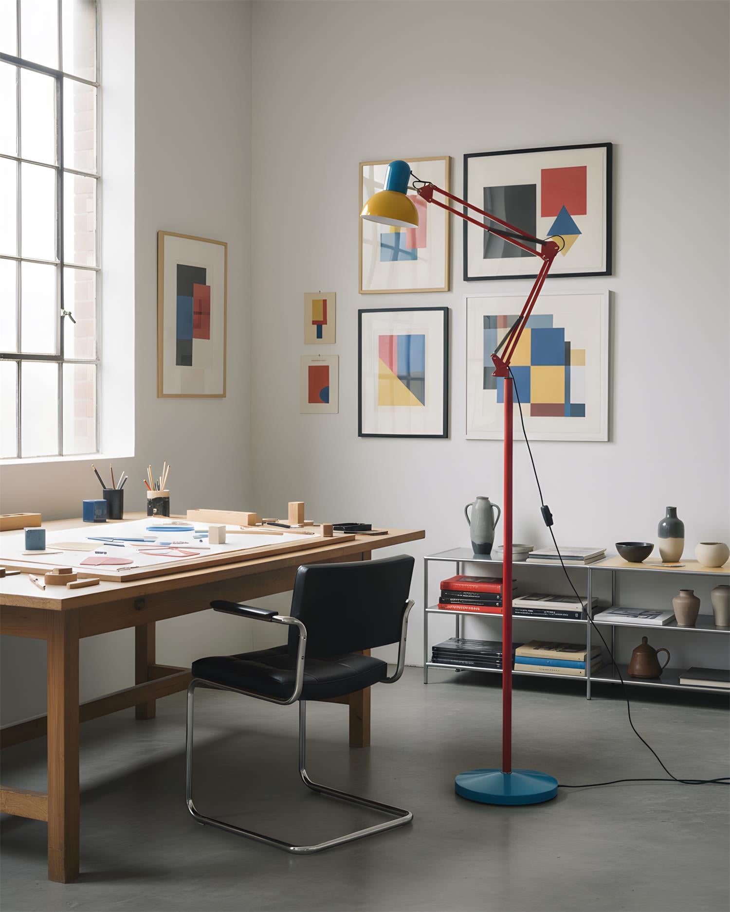 Lampe de Sol Flexo Memphis
