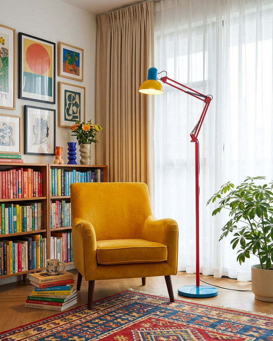 Lampe de Sol Flexo Memphis