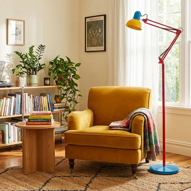 Lampe de Sol Flexo Memphis