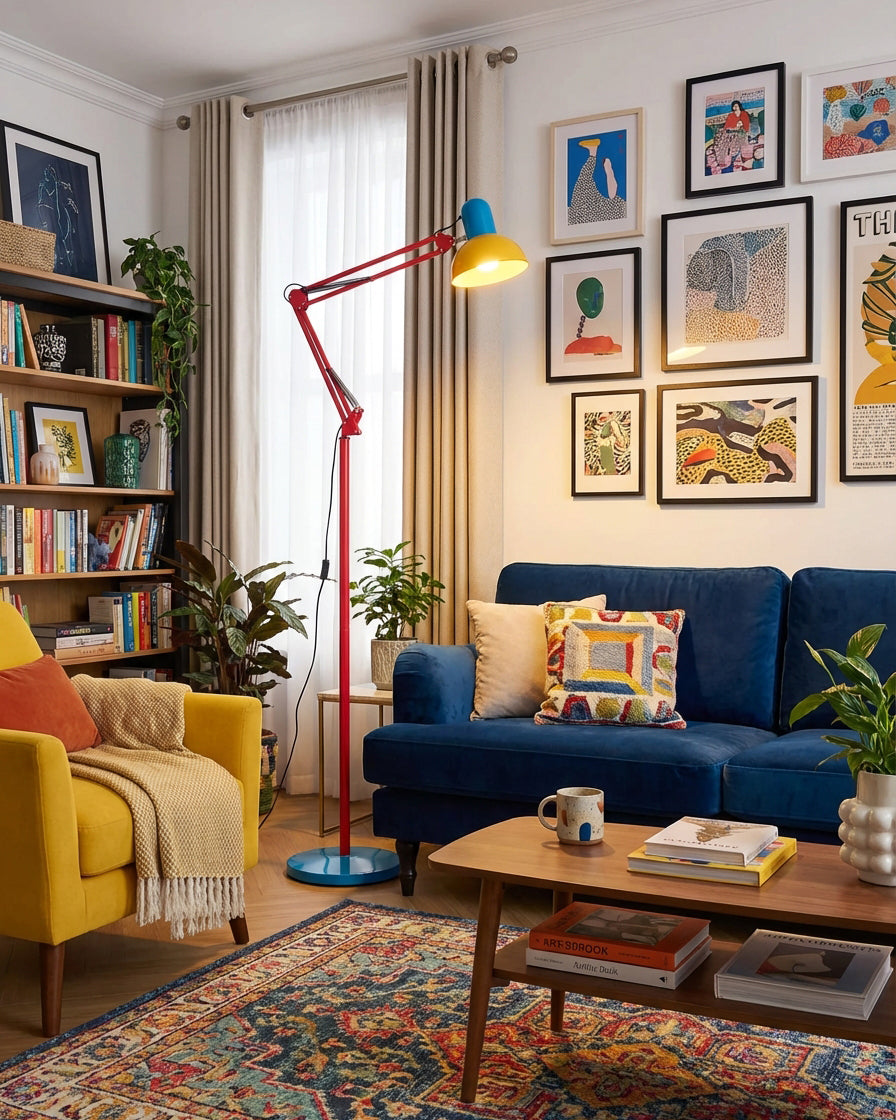 Lampe de Sol Flexo Memphis