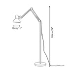 Lampe de Sol Flexo Memphis