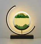 LED-Nachtlampe mit Bewegtem Sand | 3D-Effekt Schwebender Sand