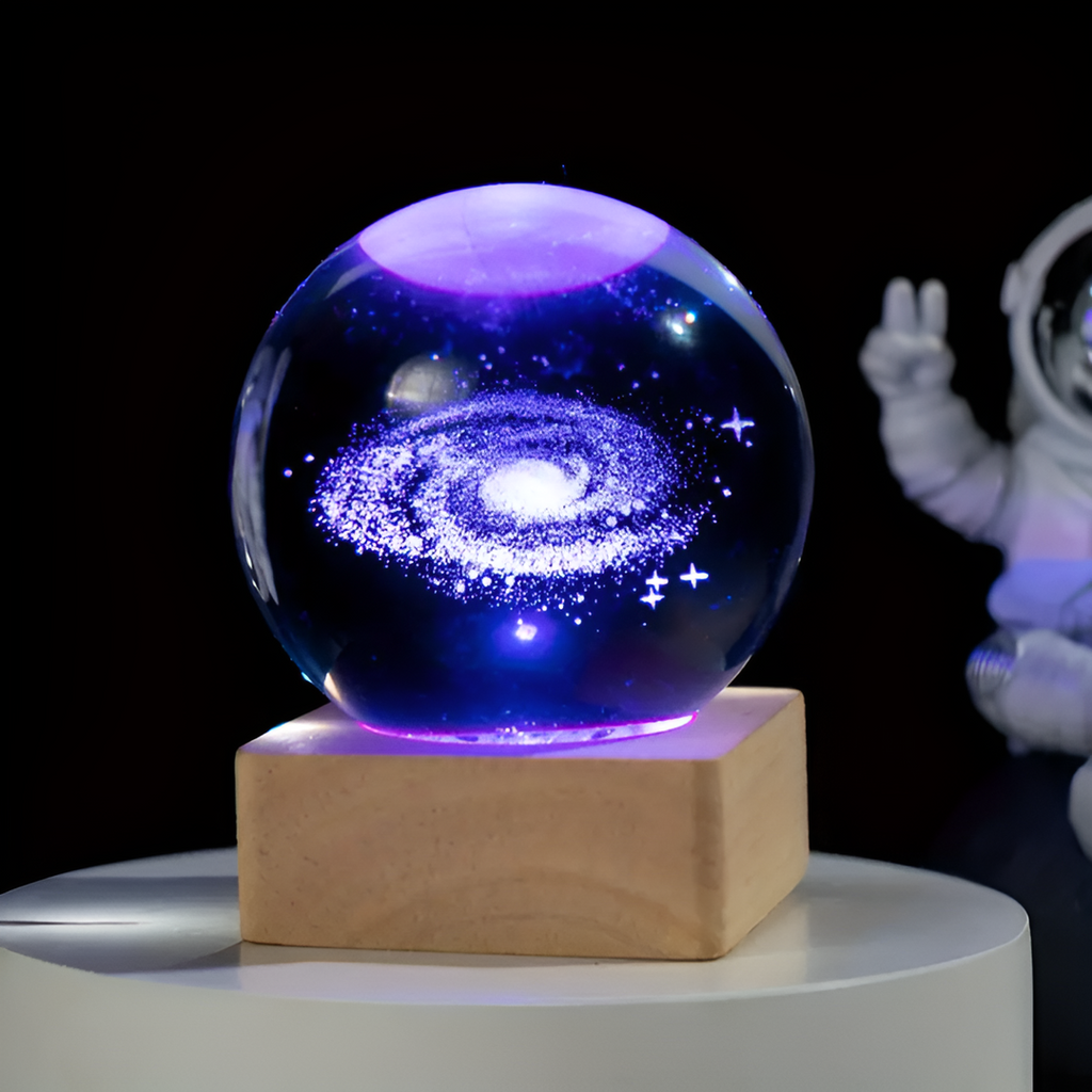 Crystal Galaxy LED Lamp | Contemporary Decoration