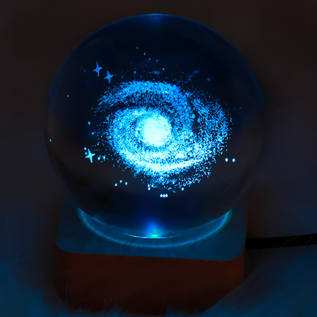 Crystal Galaxy LED Lamp | Contemporary Decoration