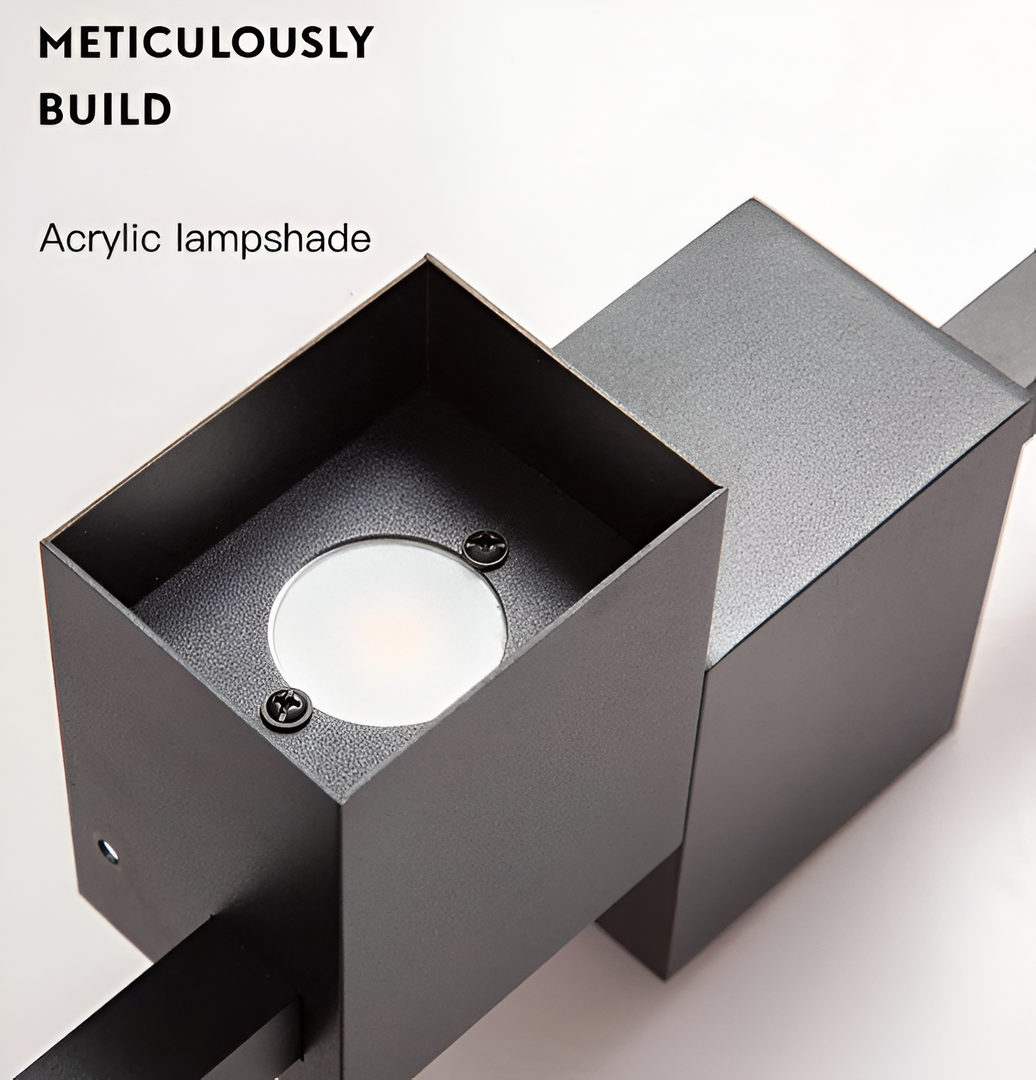 Applique Murale LED Linéaire Longue - Noir