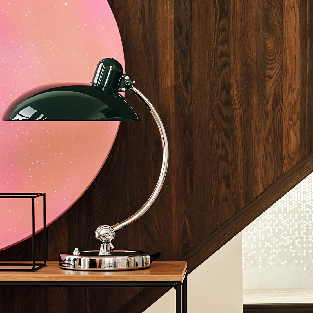 Lampe de Table Vintage à Coupole en Fer Réglable