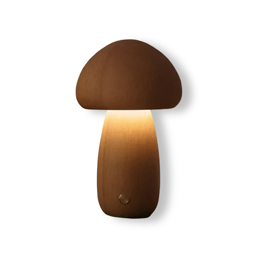 Lampe de Table LED en Bois avec Contrôle Tactile