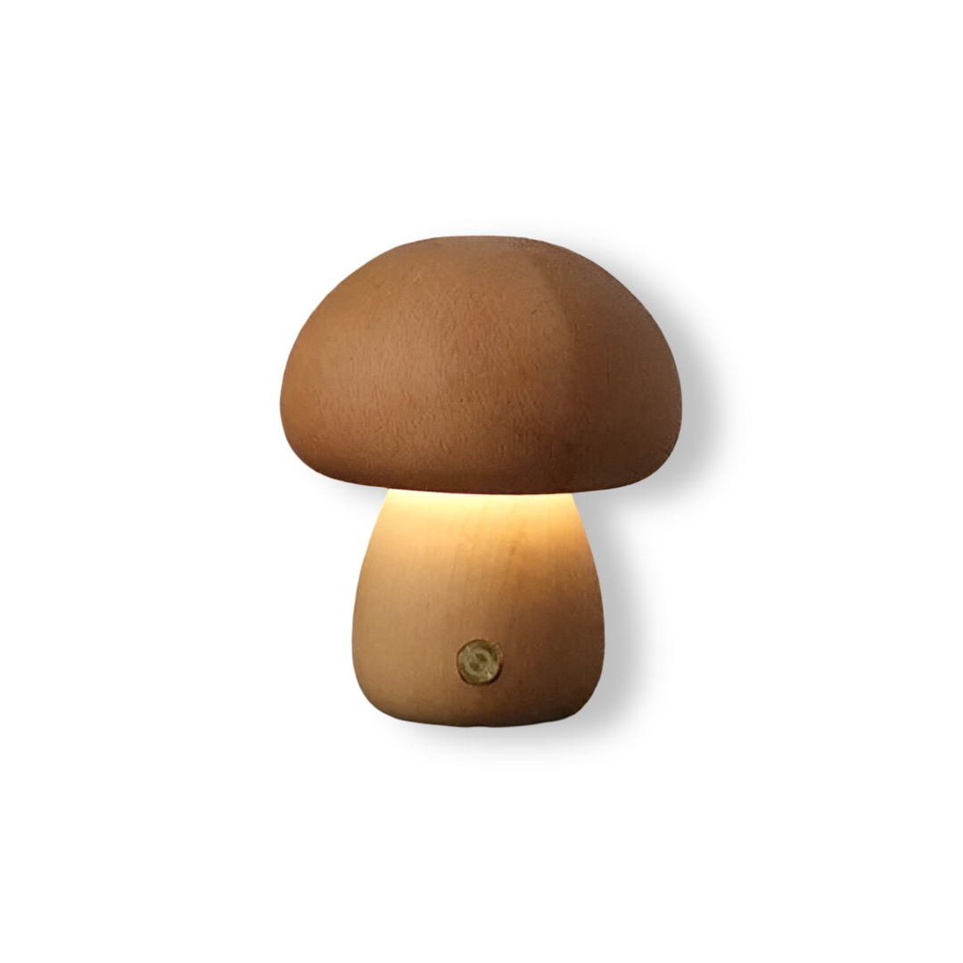 Lampe de Table LED en Bois avec Contrôle Tactile