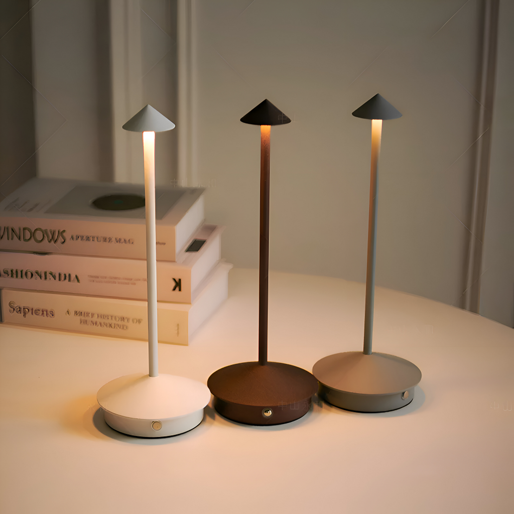 Table Lamp with Wireless LED Dimmer