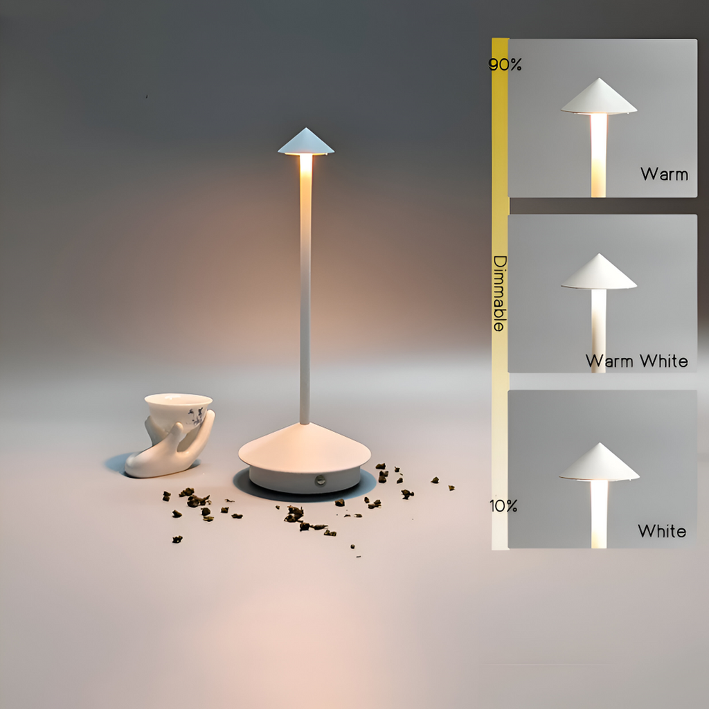 Table Lamp with Wireless LED Dimmer