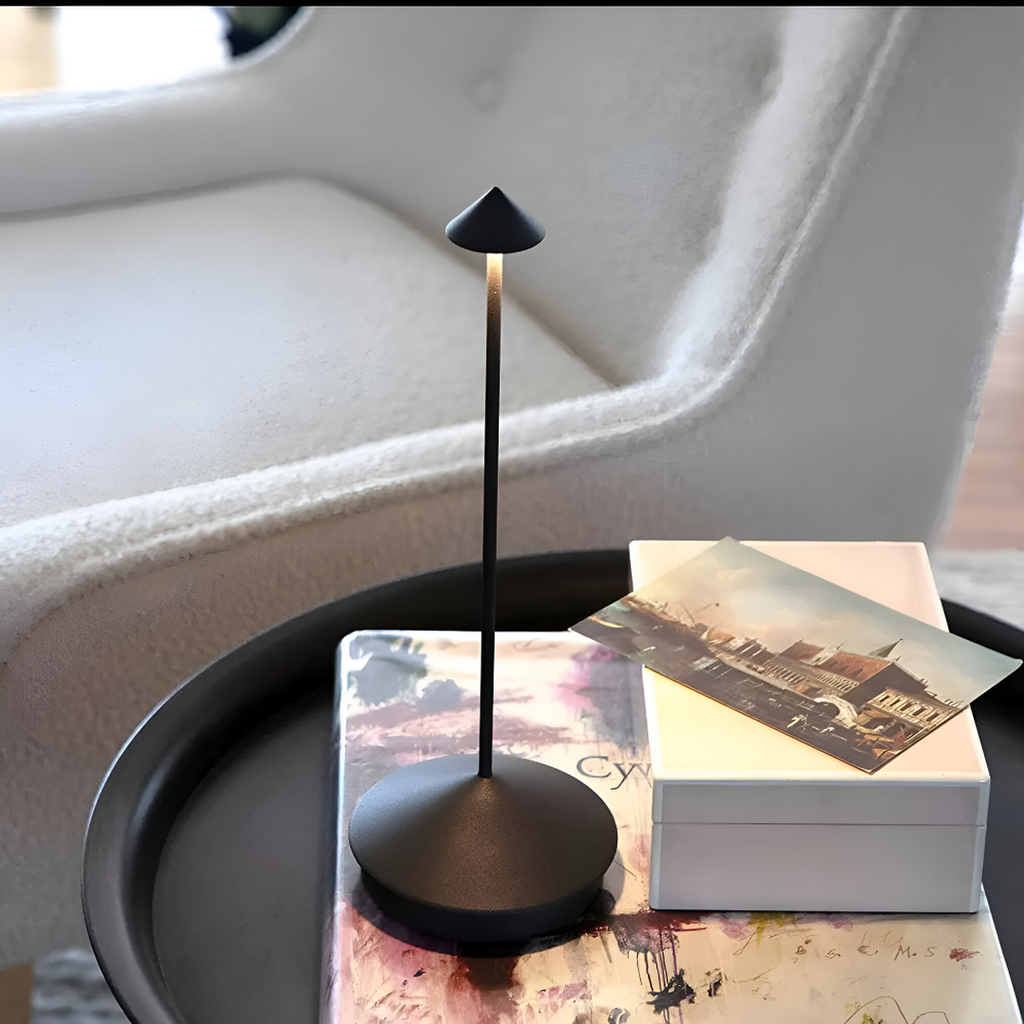 Table Lamp with Wireless LED Dimmer