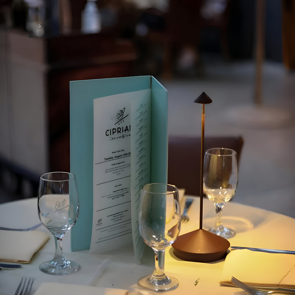 Table Lamp with Wireless LED Dimmer