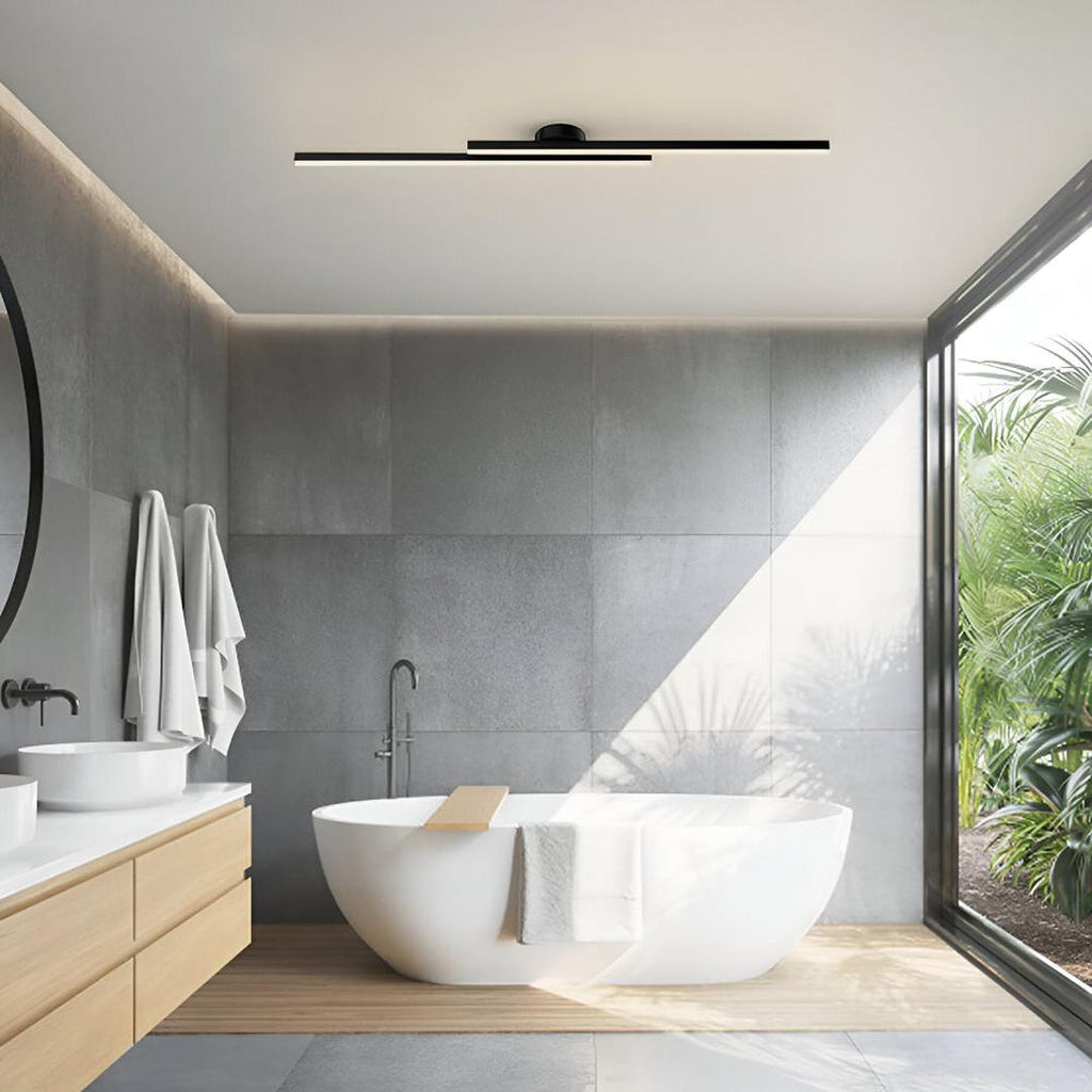 Plafonnier LED Semi-Mat en Aluminium | Design Moderne