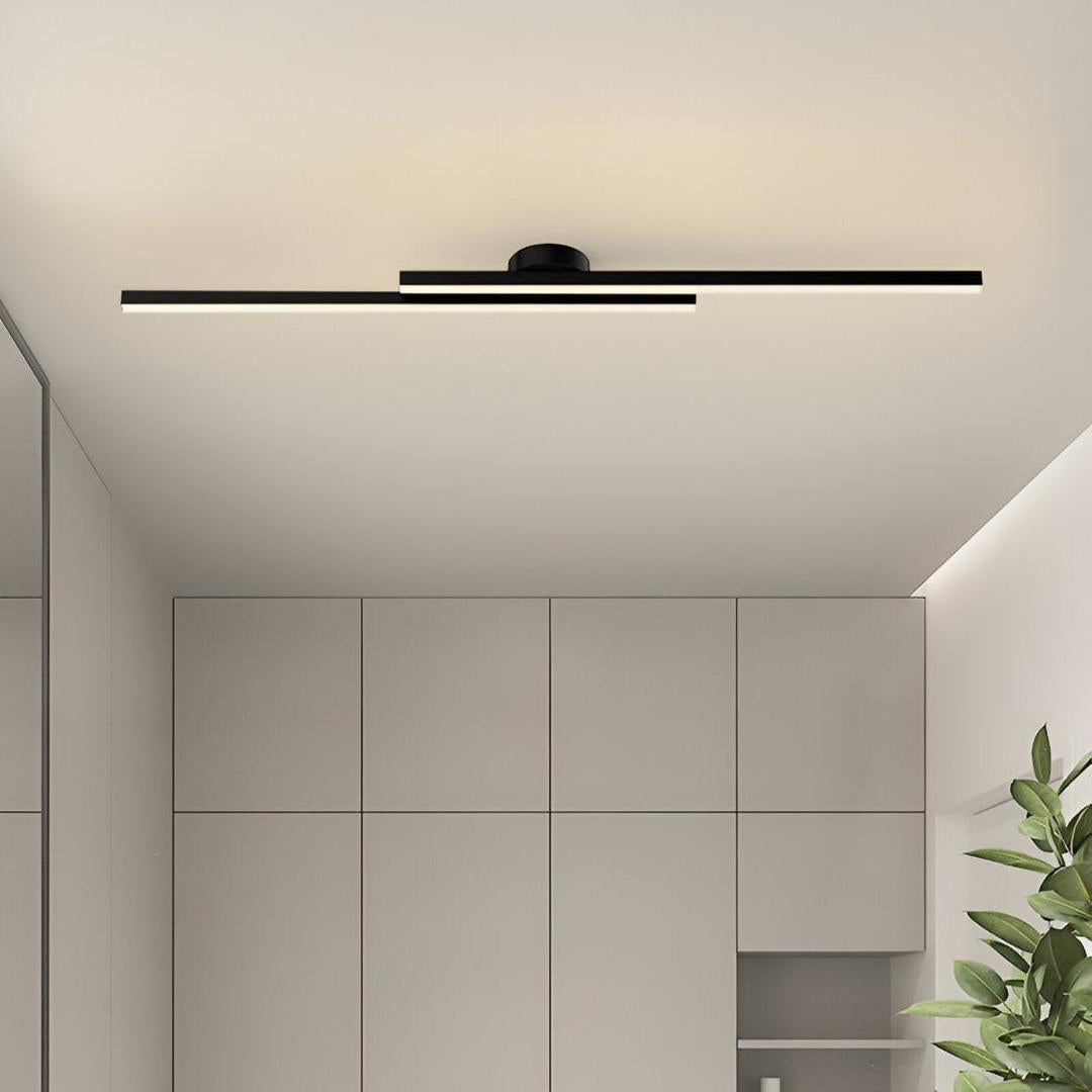 Plafonnier LED Semi-Mat en Aluminium | Design Moderne