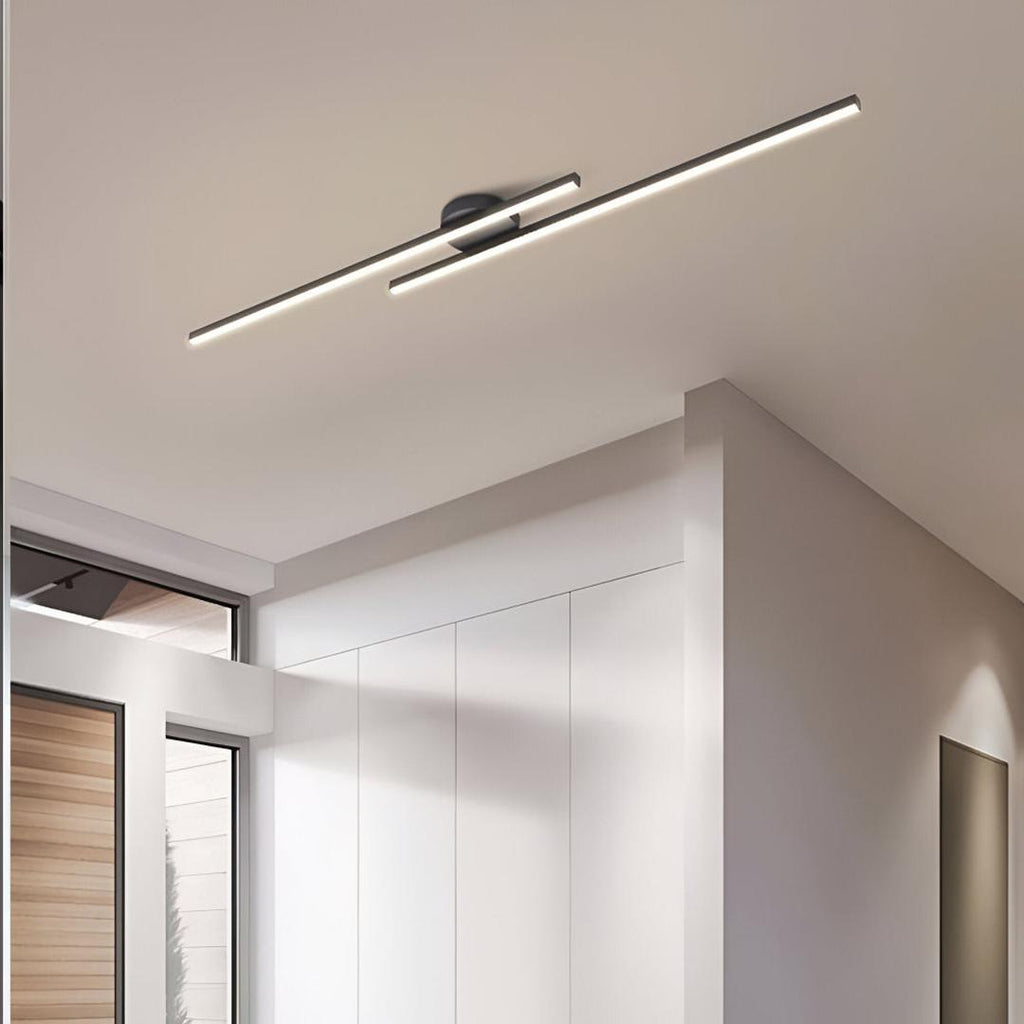 Plafonnier LED Semi-Mat en Aluminium | Design Moderne