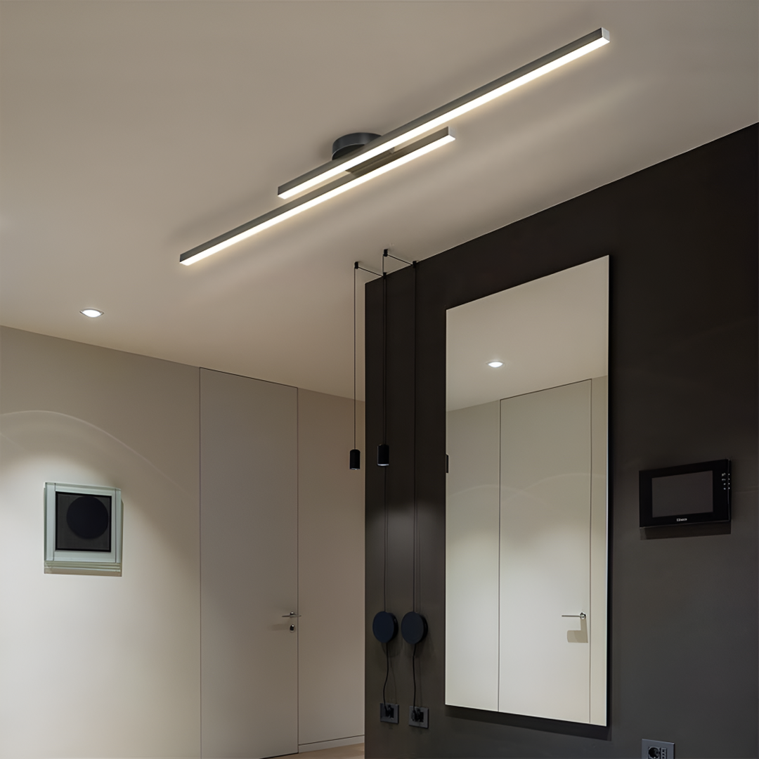 Plafonnier LED Semi-Mat en Aluminium | Design Moderne