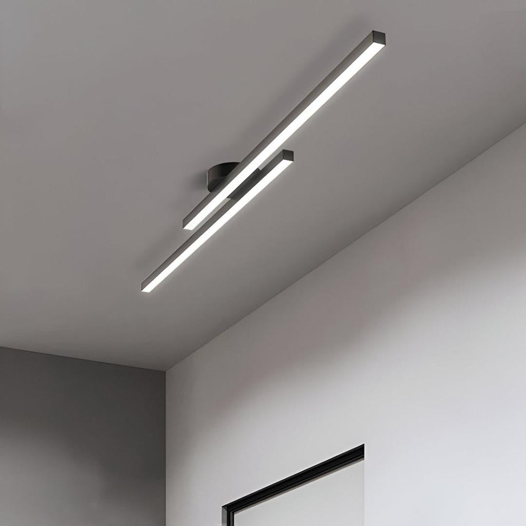 Plafonnier LED Semi-Mat en Aluminium | Design Moderne