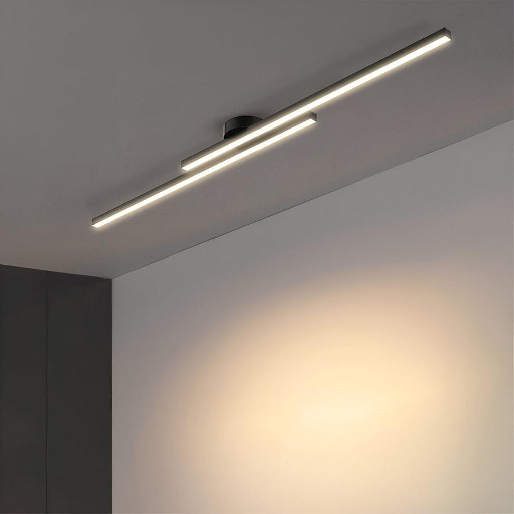 Plafonnier LED Semi-Mat en Aluminium | Design Moderne