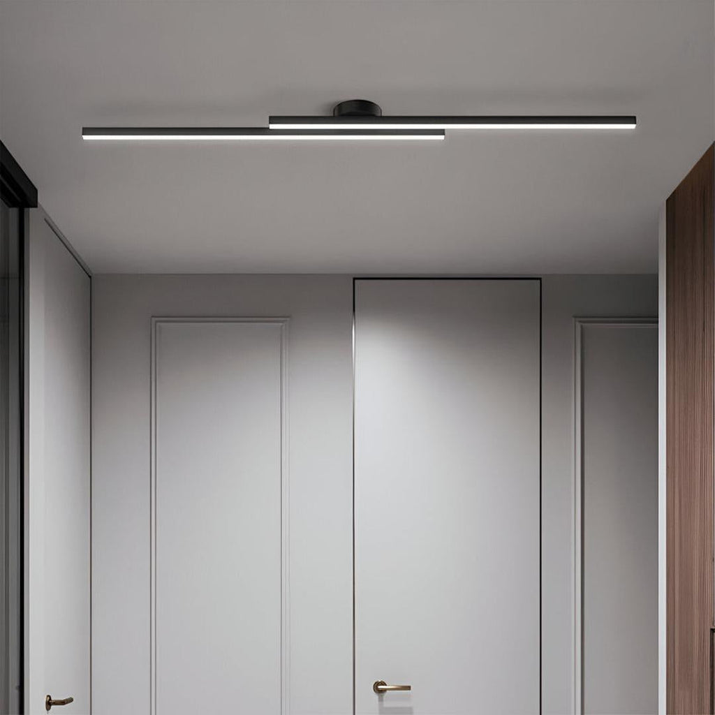 Plafonnier LED Semi-Mat en Aluminium | Design Moderne