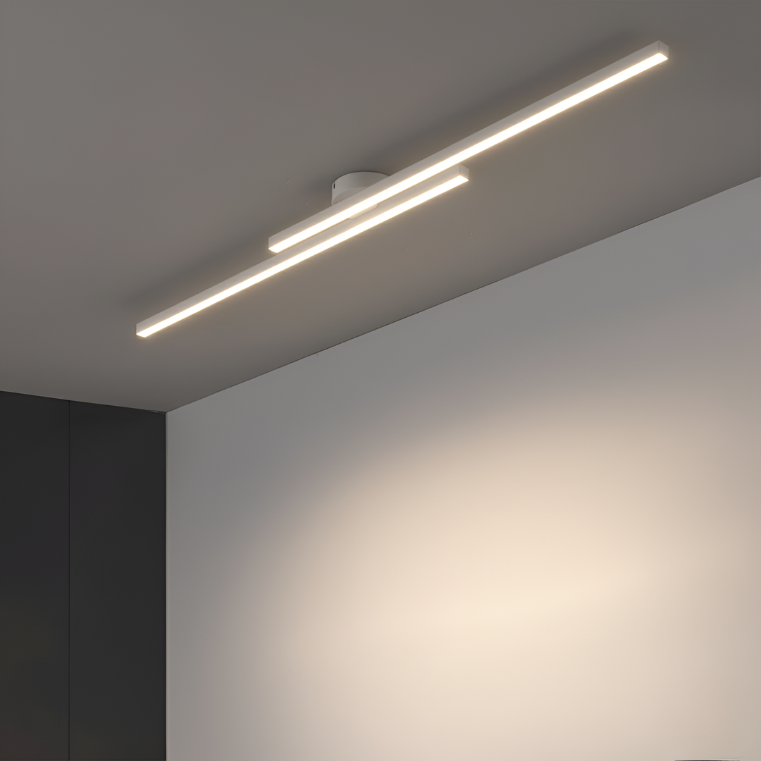 Plafonnier LED Semi-Mat en Aluminium | Design Moderne
