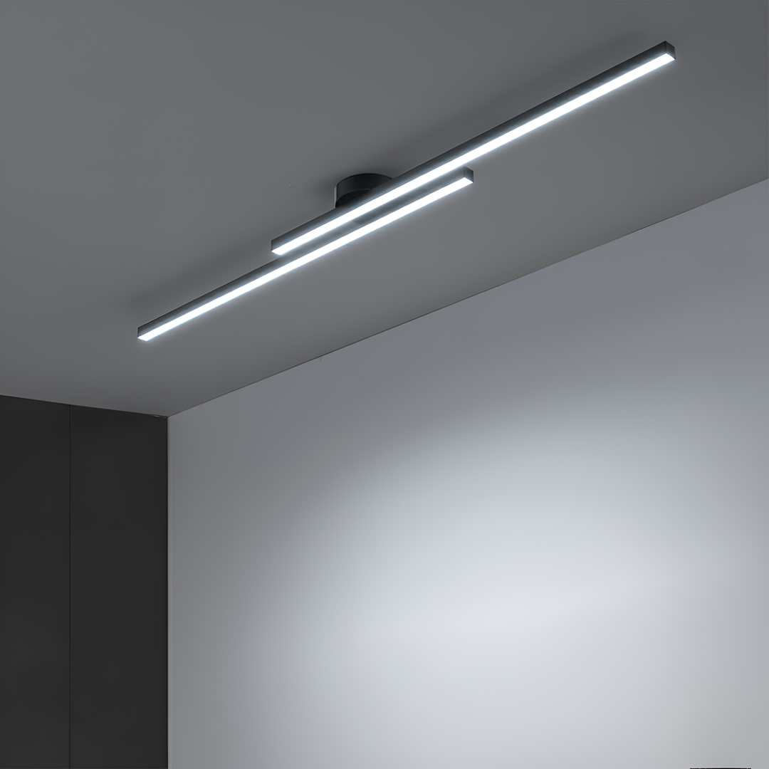 Plafonnier LED Semi-Mat en Aluminium | Design Moderne